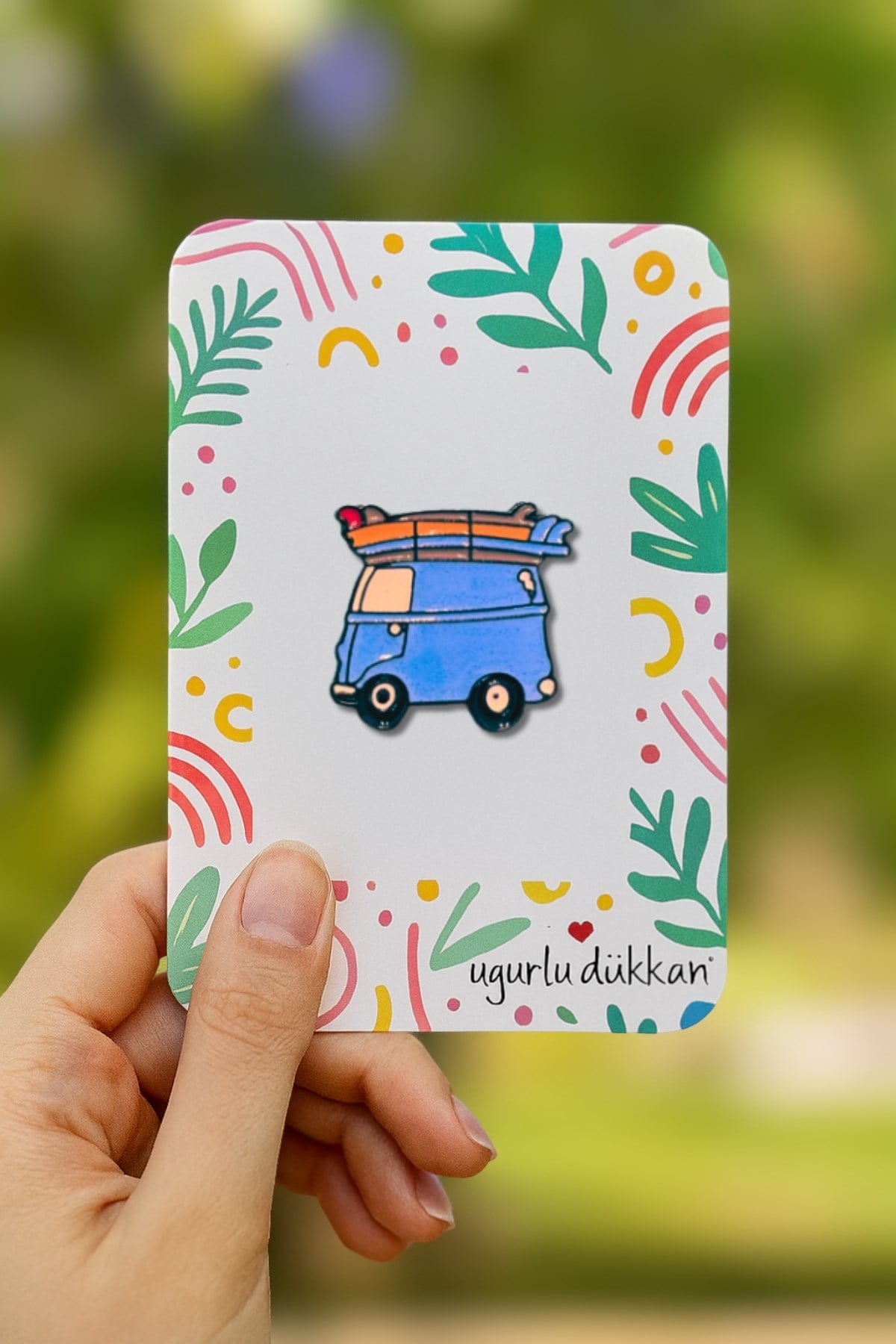 Mavi Karavan Minibüs Rozeti