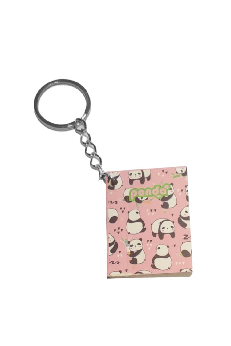 Mottolu Anahtarlık -  Sevimli Panda