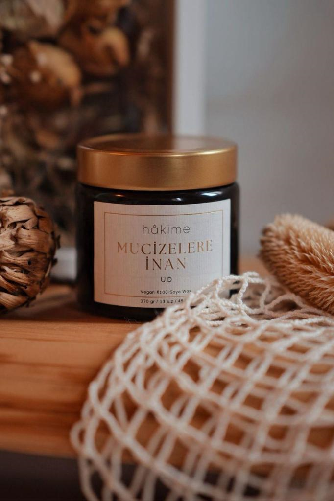Mucizelere İnan Vegan &100 Soya Wax 370 cc