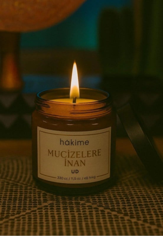 Mucizelere İnan Vegan %100 Soya Wax Mum 330 cc