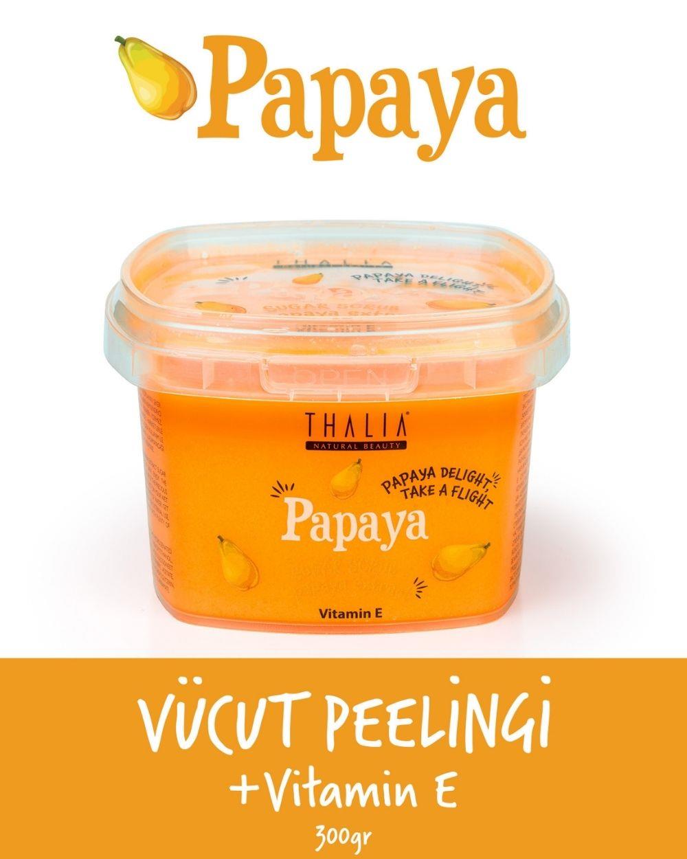 Papaya Kokulu Vücut Peelingi 300gr