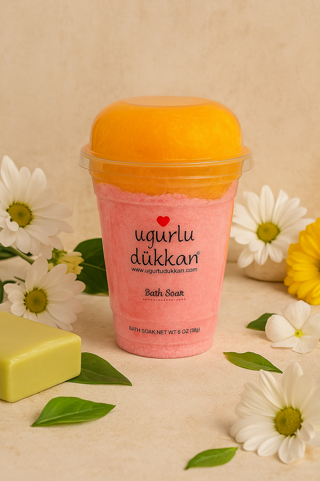 PEMBE BARDAKLI BANYO KÖPÜĞÜ