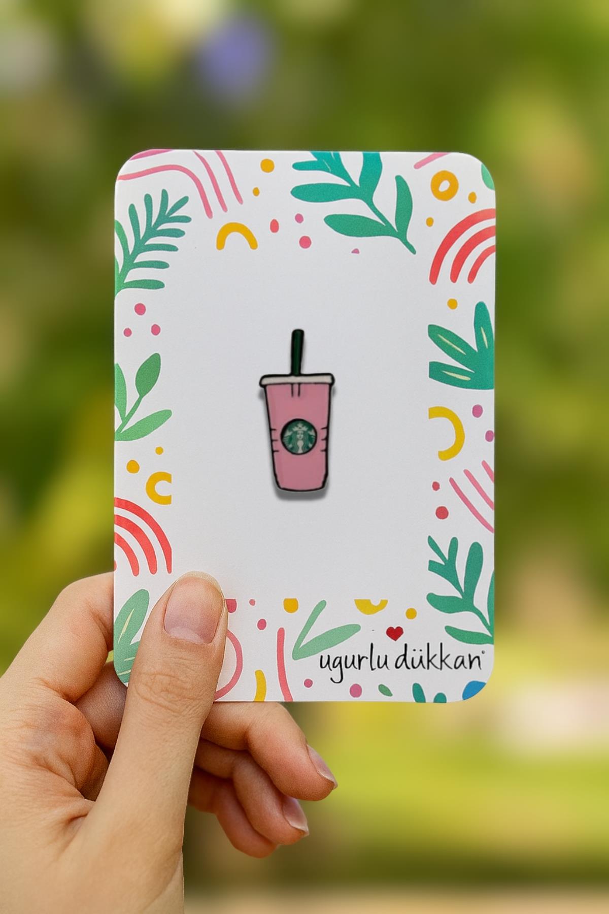 Pembe Starbucks Rozeti