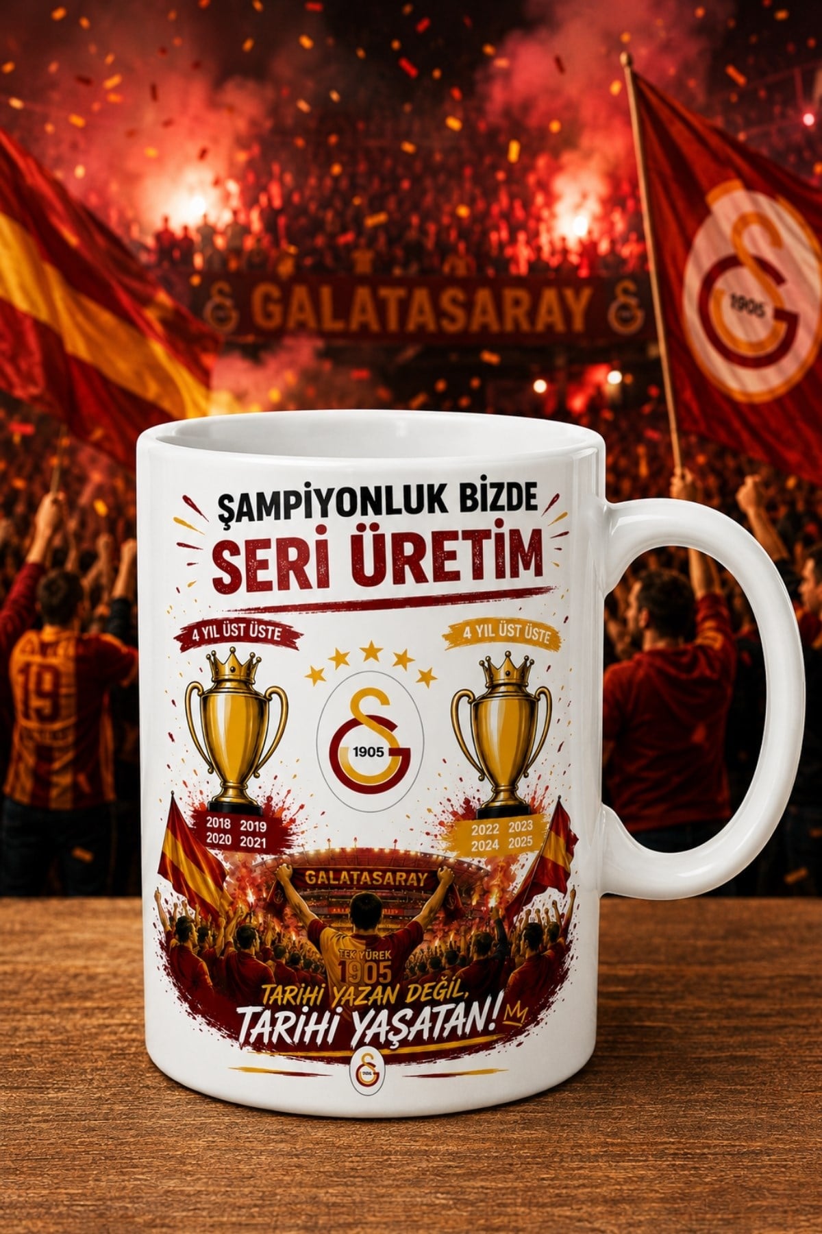 Şampiyonluk Bizde Seri Üretim GS KUPA BARDAK