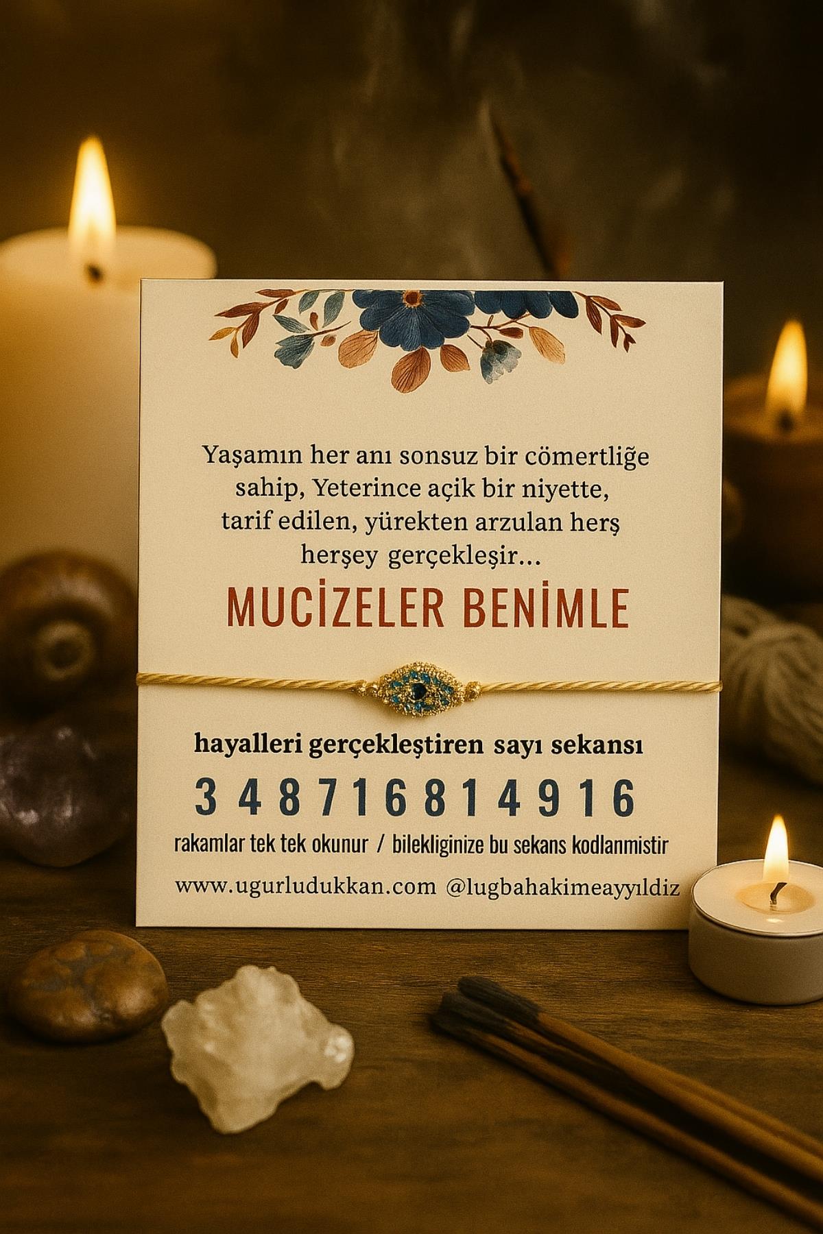 Sekans Bileklik  Ve Hatırlatıcı Magnet 