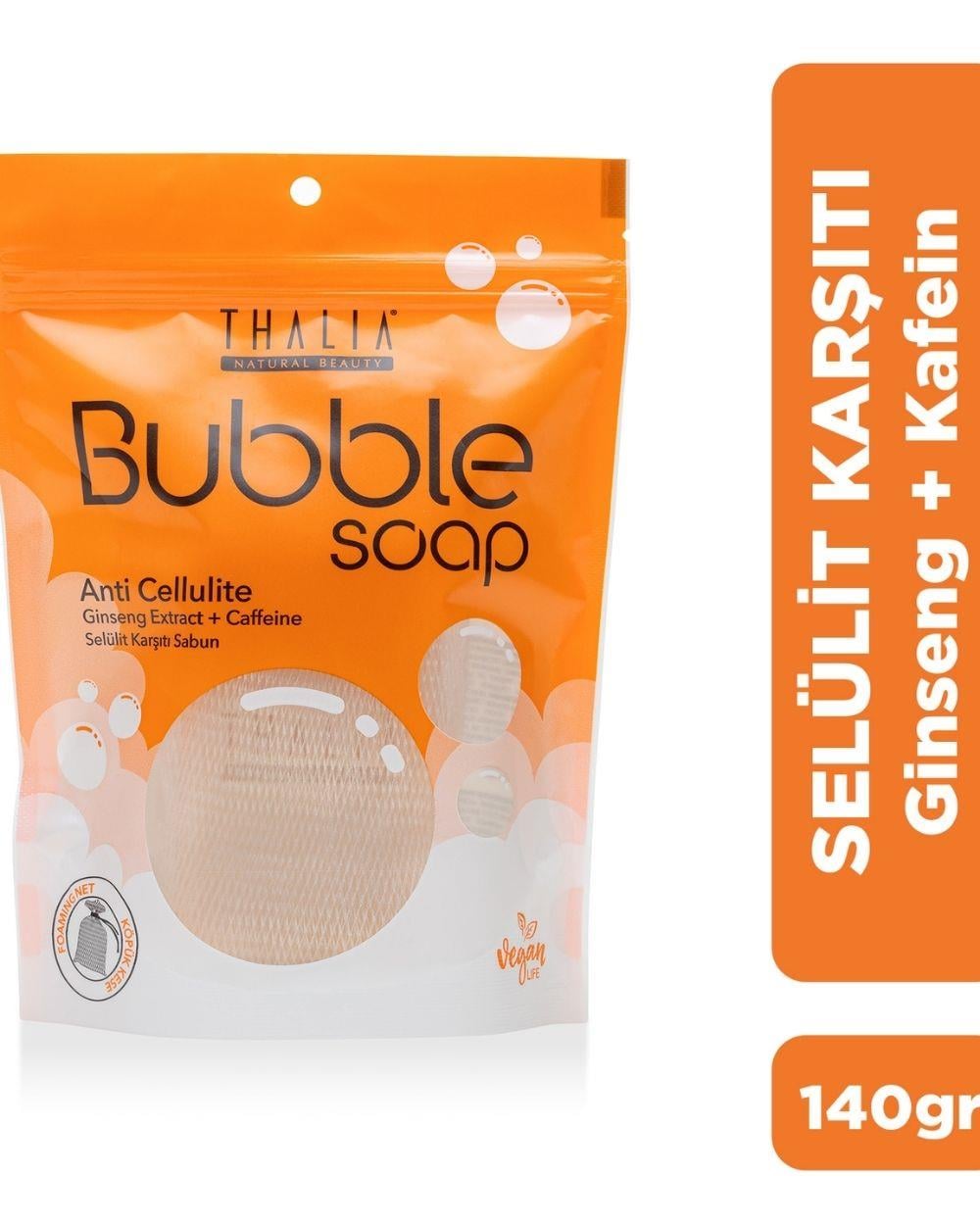 Selülit Gidermeye Yardımcı Ginseng & Caffeine Özlü Lifli Sabun 140gr