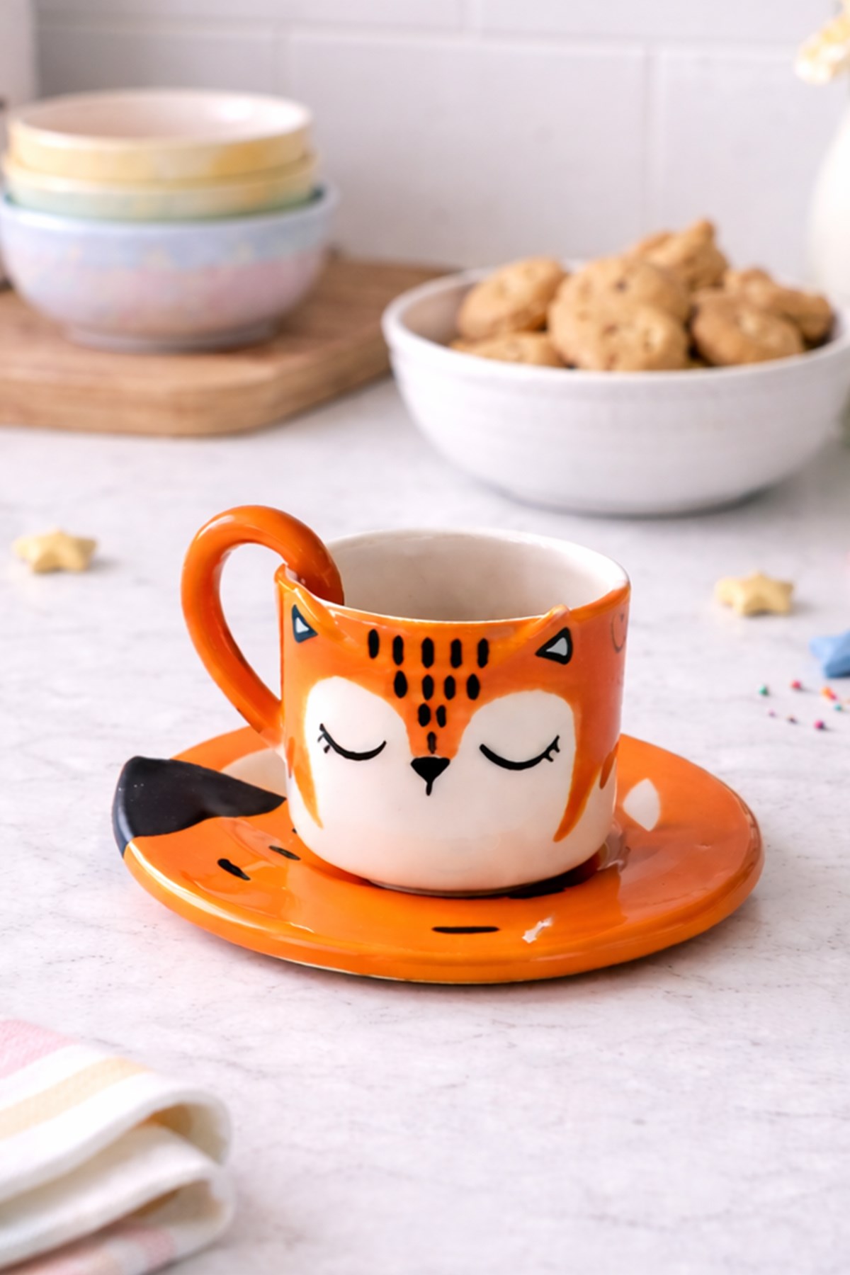 Sevimli Tilki Fincan Takımı 60 Ml