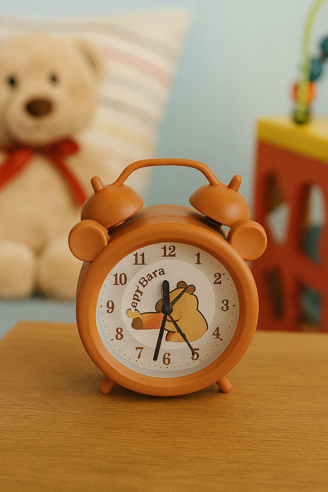 Silindir Capy Bara Küçük Masa Saati