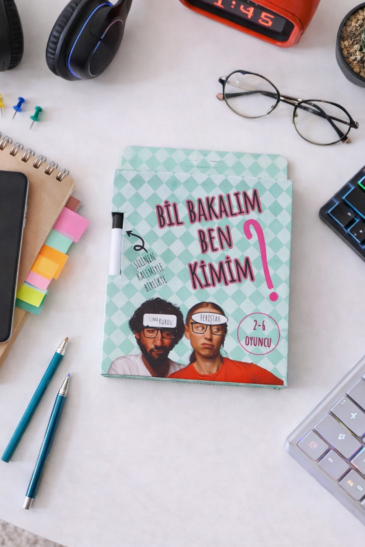 Silinen Kalemli Bil Bakalım Oyun Kartı (2-6 Yaş)