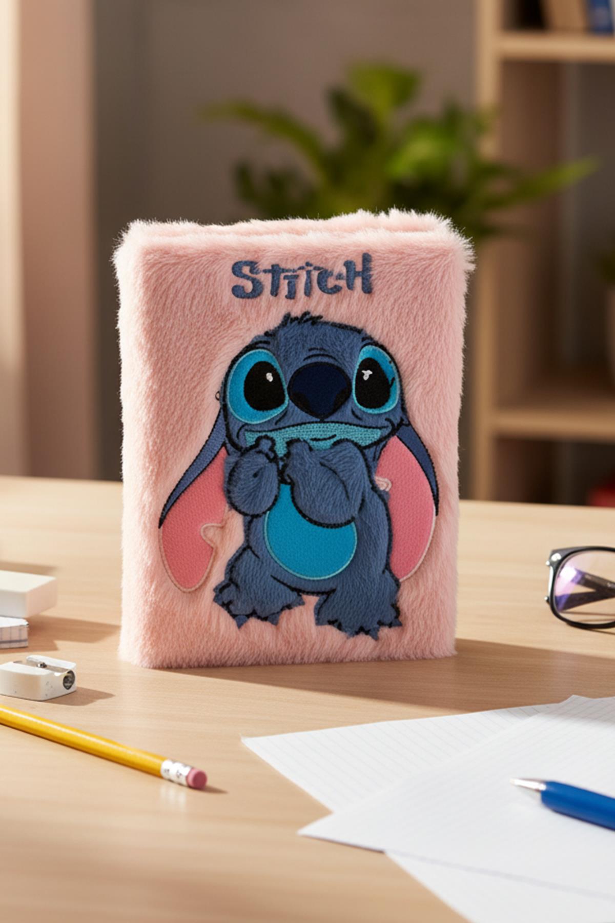 STITCH PELUŞ DEFTER PEMBE