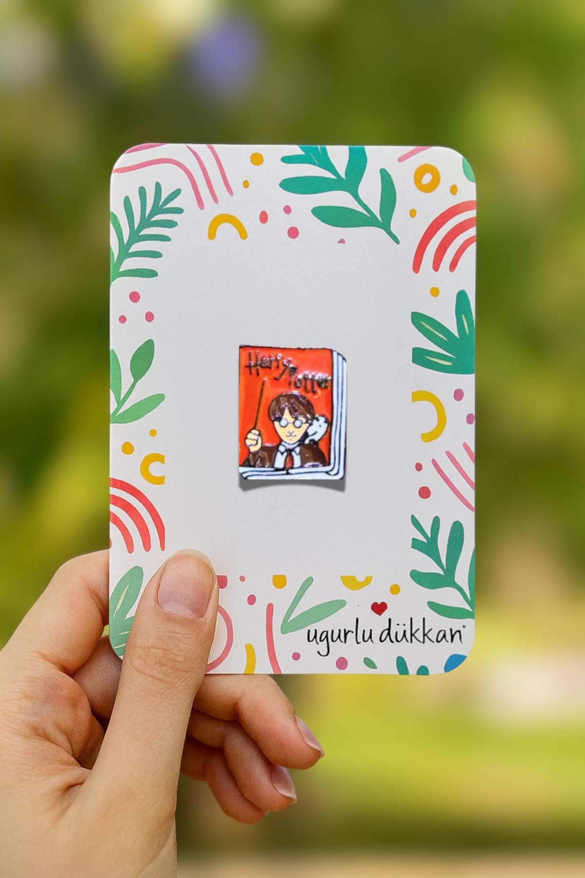 Süpürgeli Mini Harry Potter Rozeti