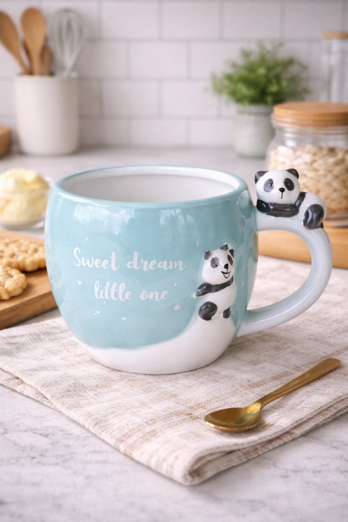 Sweet DreamLitte One Lacivert Kulplu KUpa 460 Ml