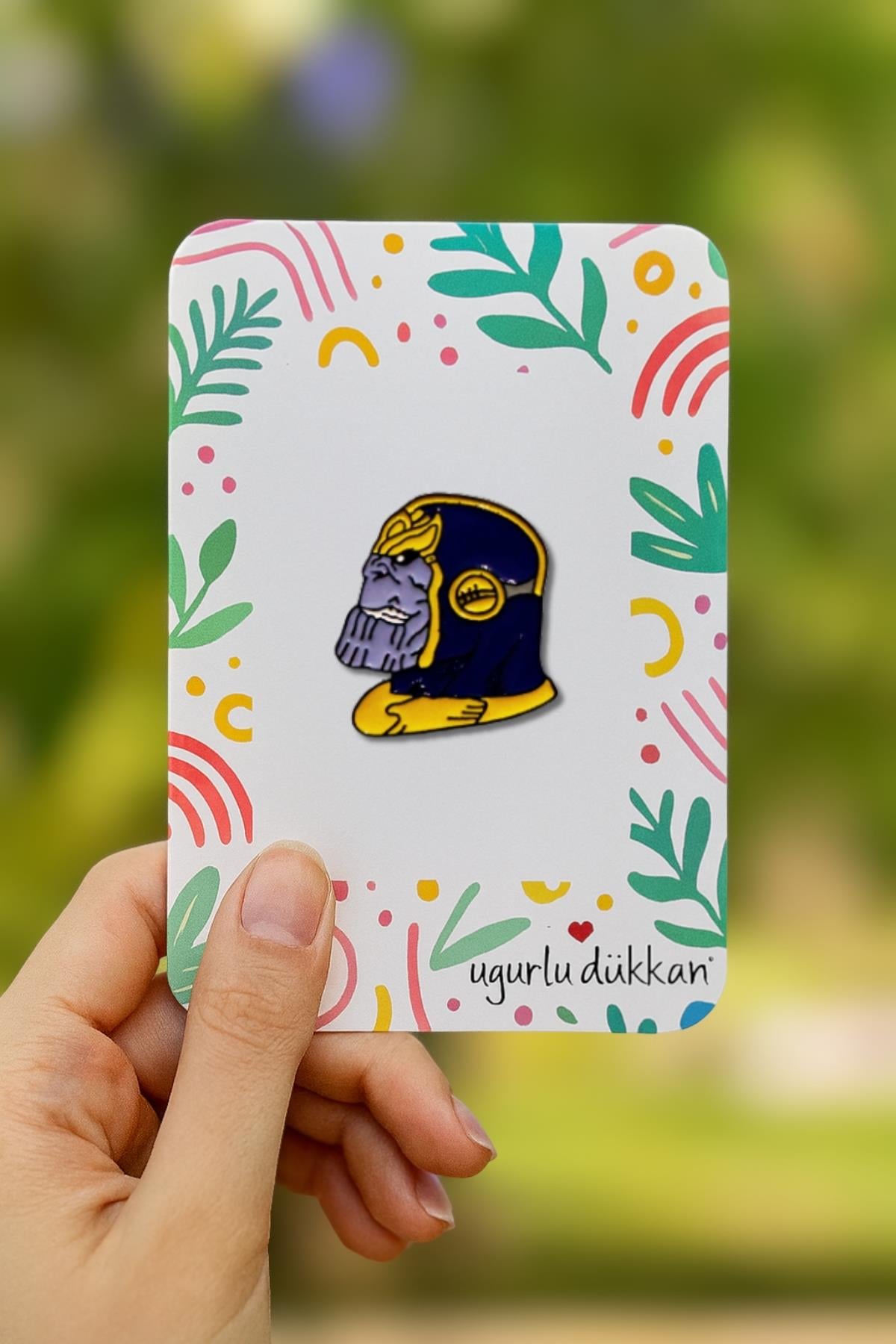 Thanos Kafası Rozet