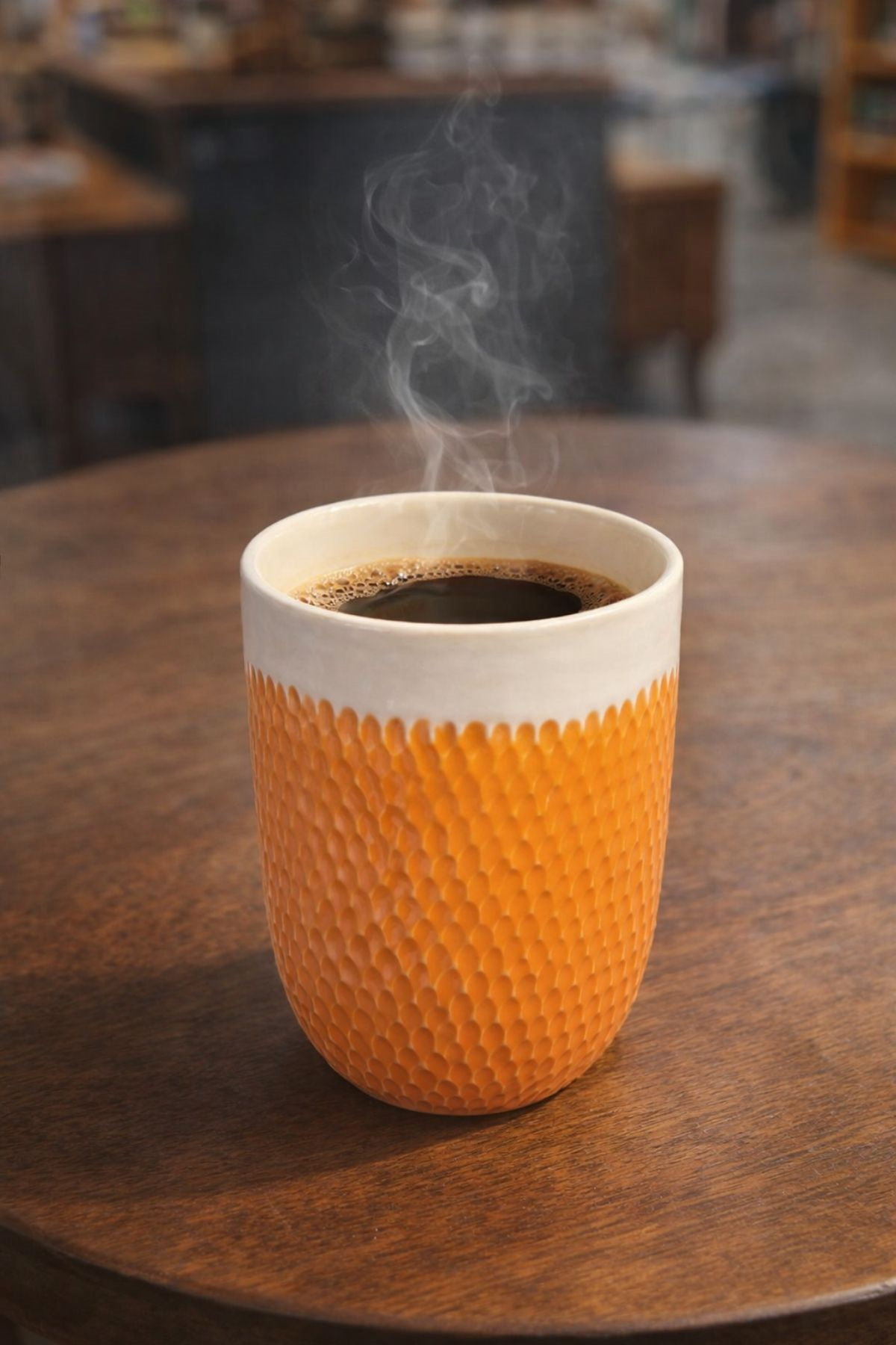 Turuncu Dalga Serisi Mug 330 Ml