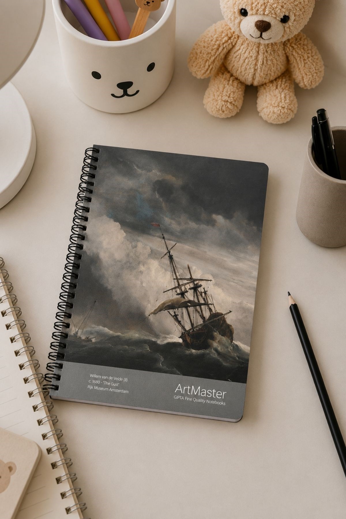 Van De Velde Eserli Çizgili Defter 26 Cm