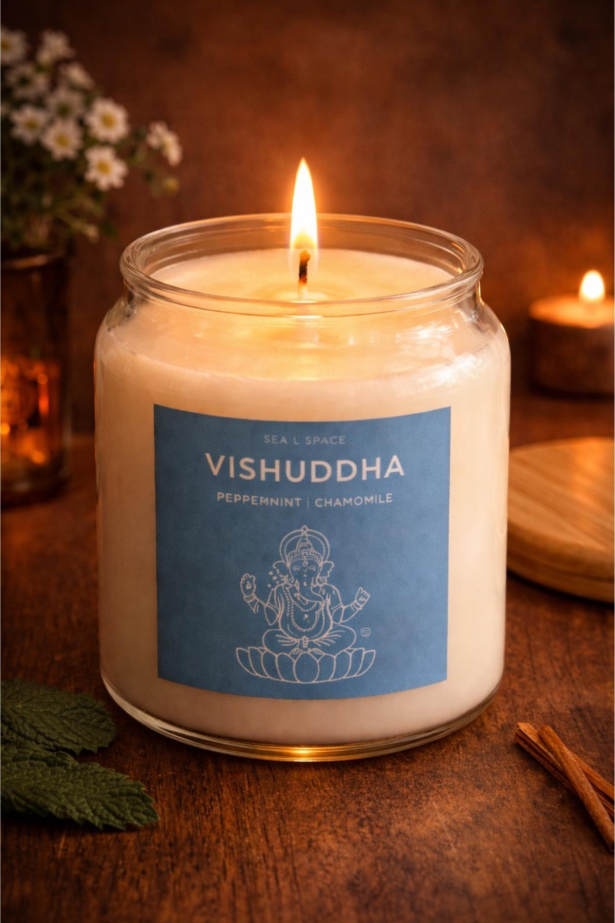 Vıshuddha (Peppermınt Chamomıle) Mum