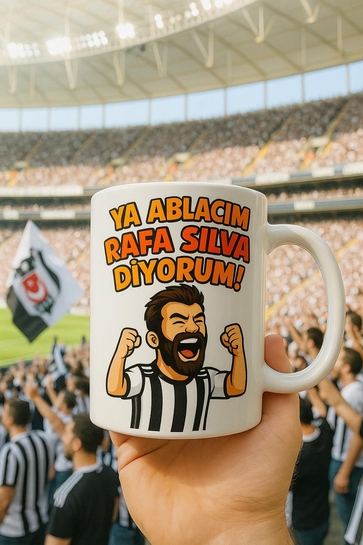 YA ABLACIM RAFA SİLVA DİYORUM KUPA BARDAK