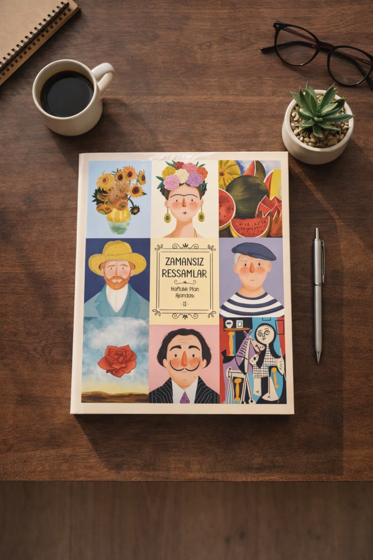 Zamansız Ressamlar Stickerlı Plan Ajandası II 16,5X20cm