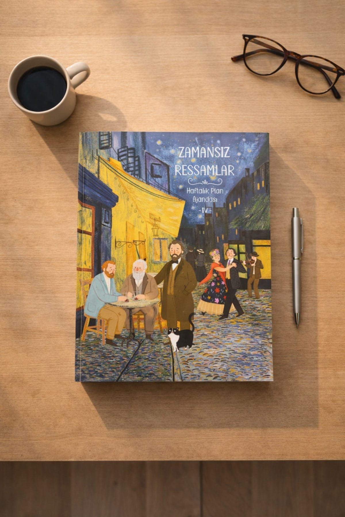 Zamansız Ressamlar Stickerlı Plan Ajandası IV 16,5X20cm