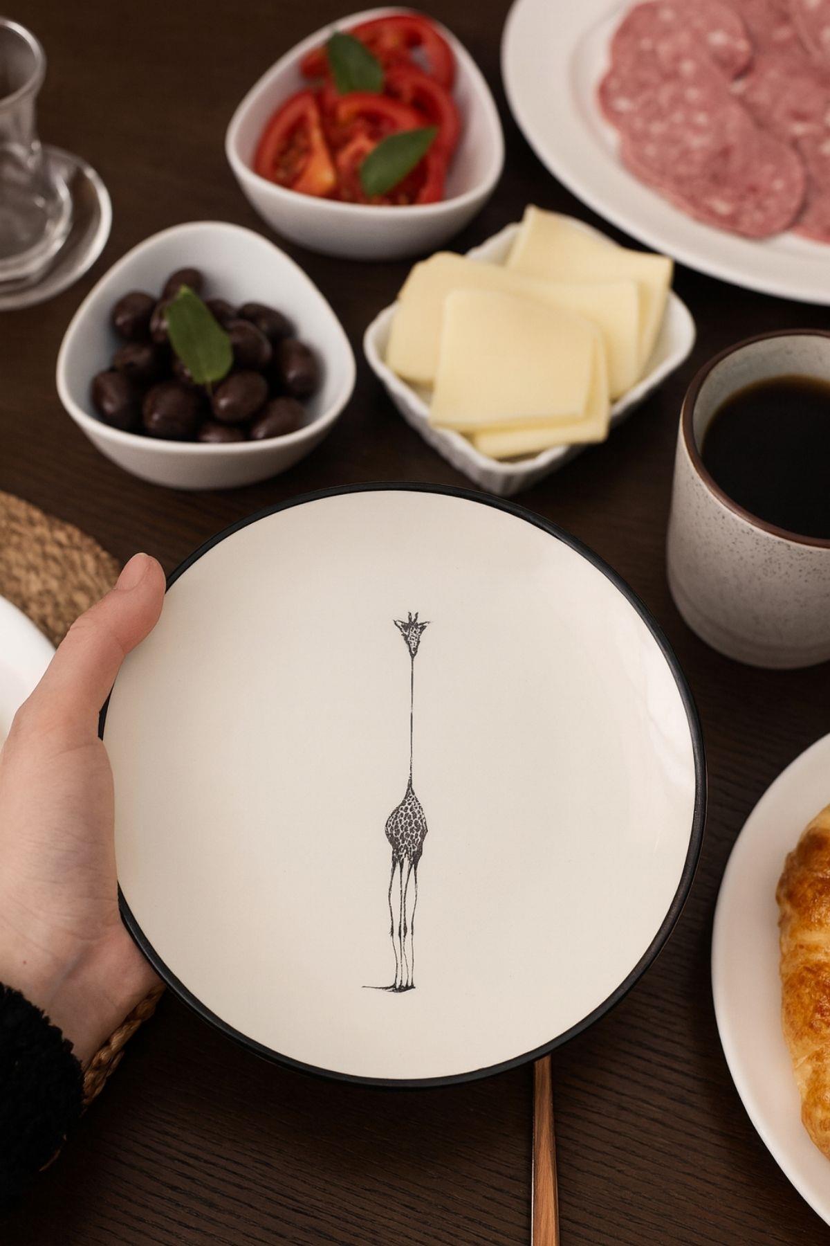 Zürafa Pasta Tabağı