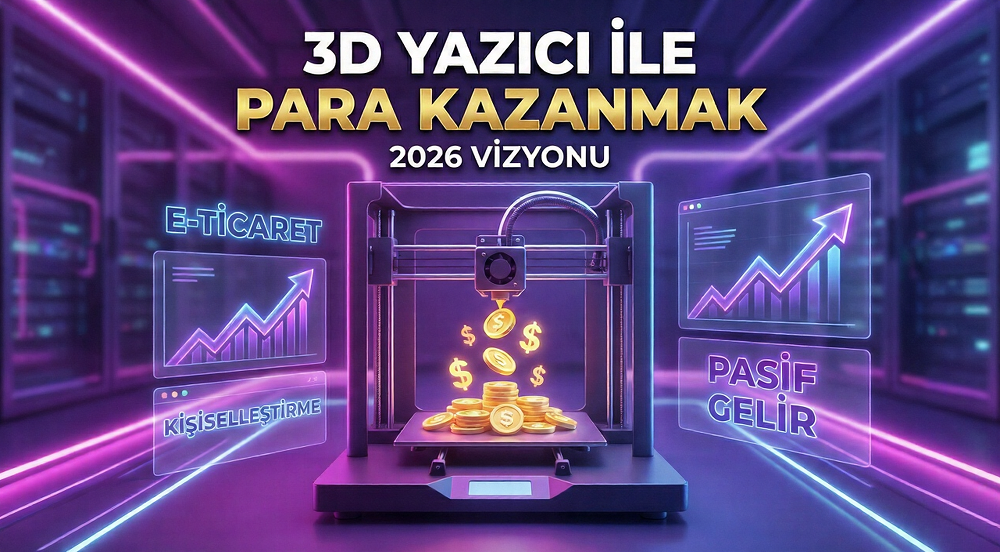 3D Yazıcı ile Para Kazanmak | 3Dcim