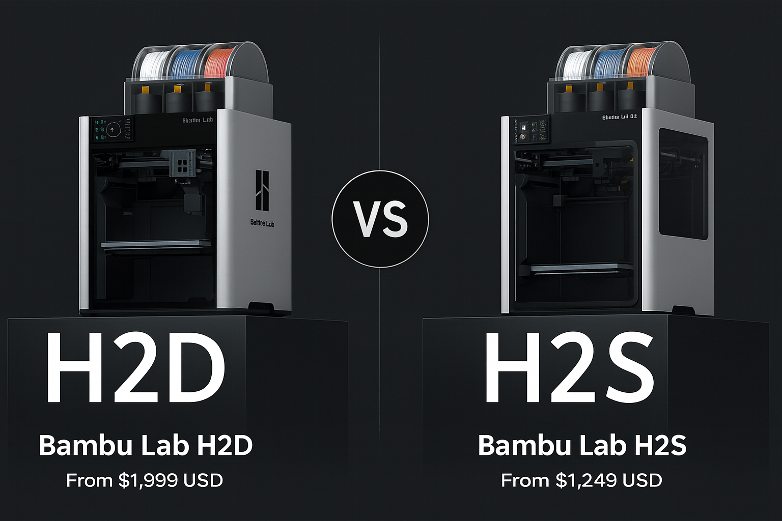 Bambu Lab H2S vs H2D Karşılaştırma