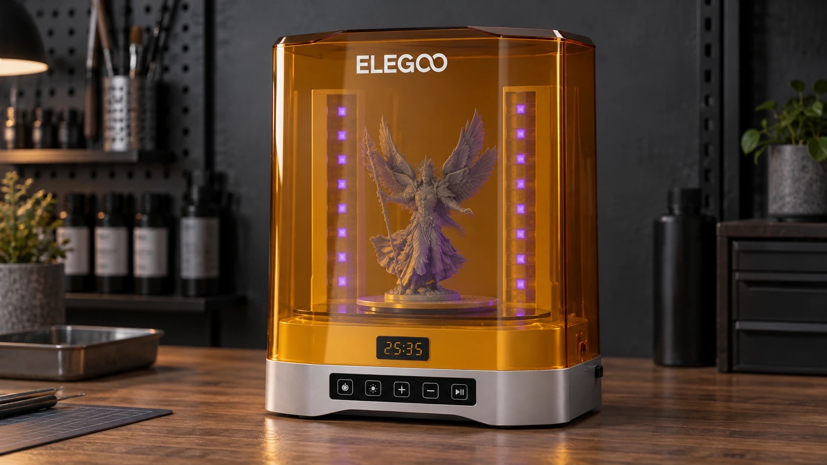 Mercury Plus V3.0 ile 360 derece UV kürleme temsili