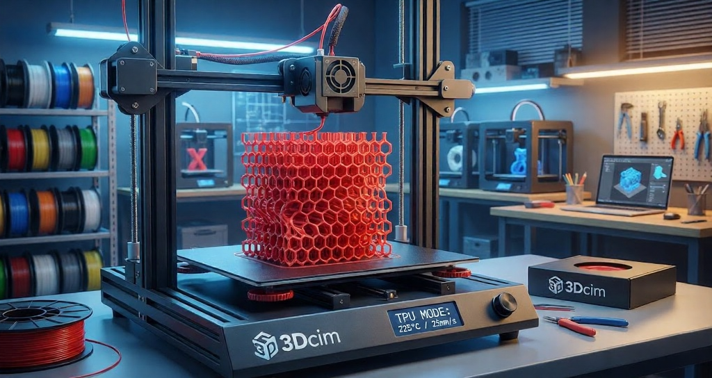 Esnek Baskıda Sıfır Hata: TPU Filament Ayarları ve 3Dcim Laboratuvar Verileri