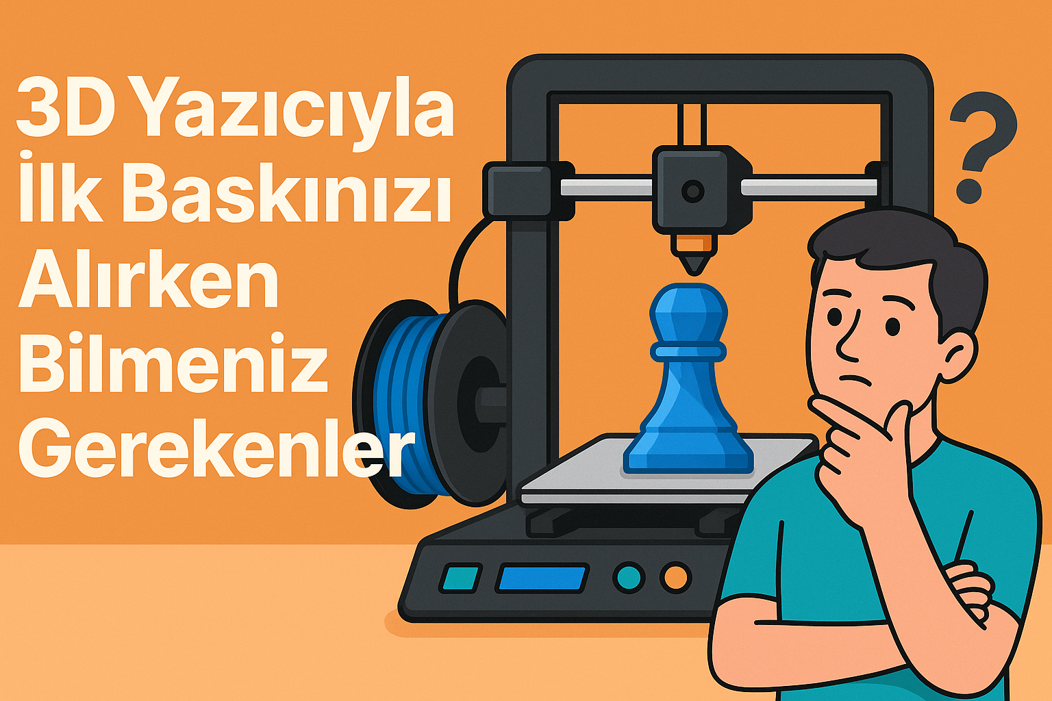 3D Yazıcıyla İlk Baskınızı Alırken Bilmeniz Gerekenler