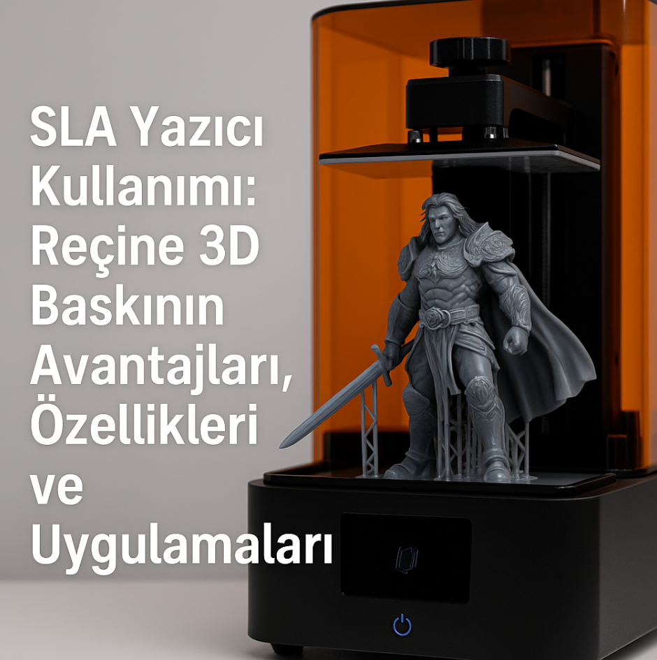 3d reçine baskı ve figür