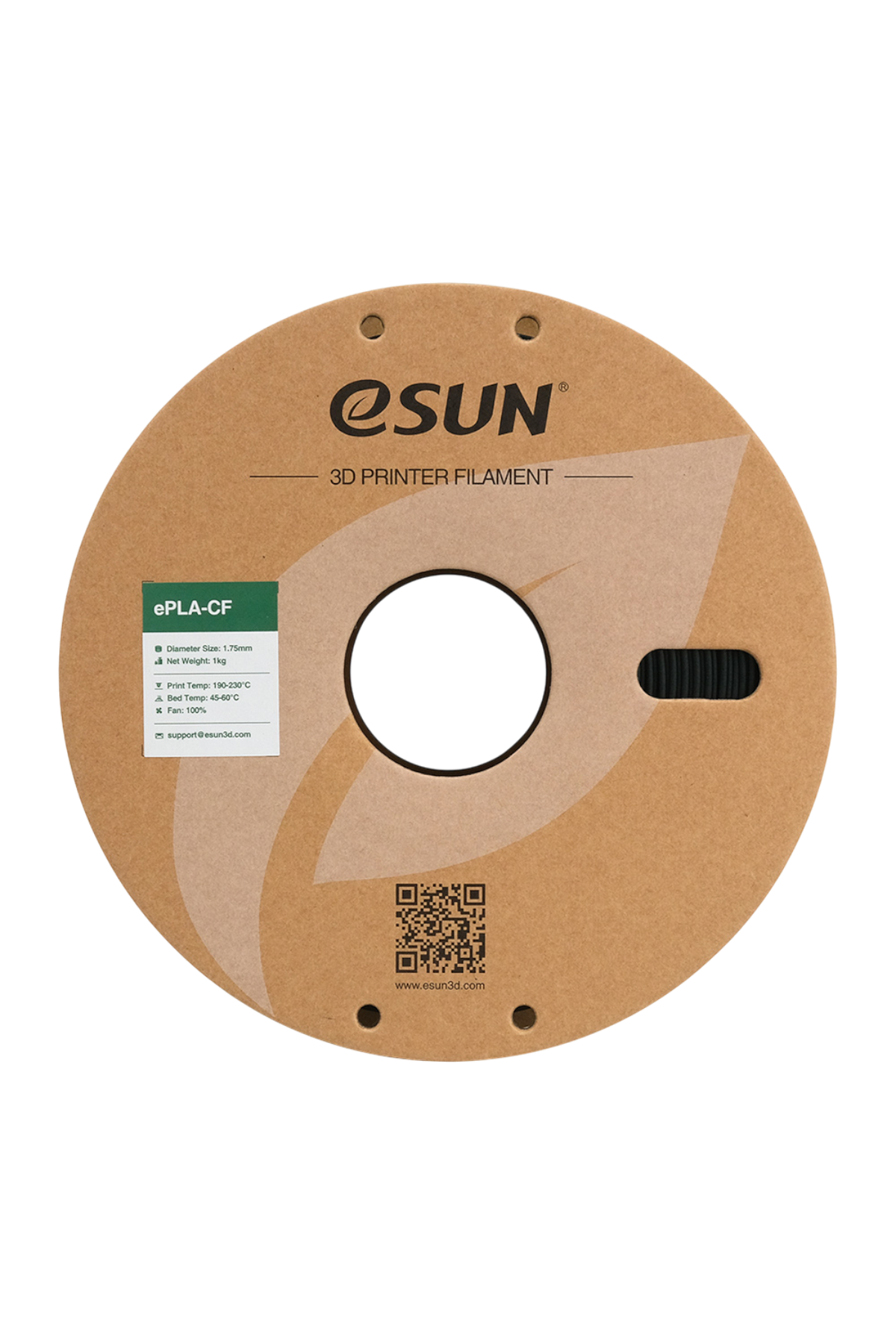eSun PLA CF Yeşil Filament 1.75mm 1 Kg