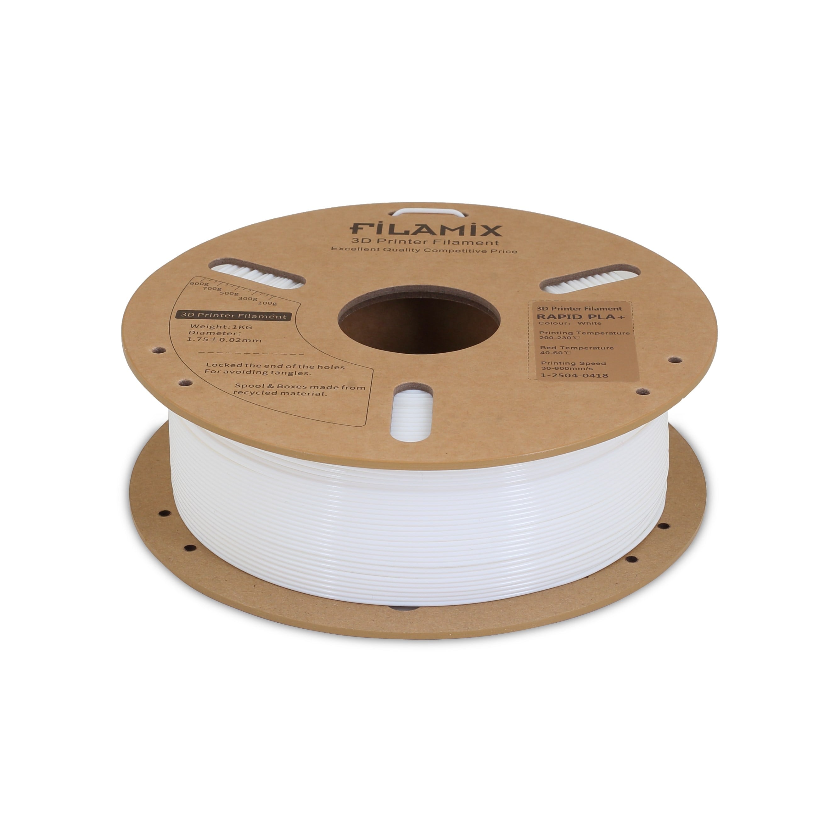 Filamix Hyper Speed PLA+ Beyaz Filament 1.75mm 1 Kg