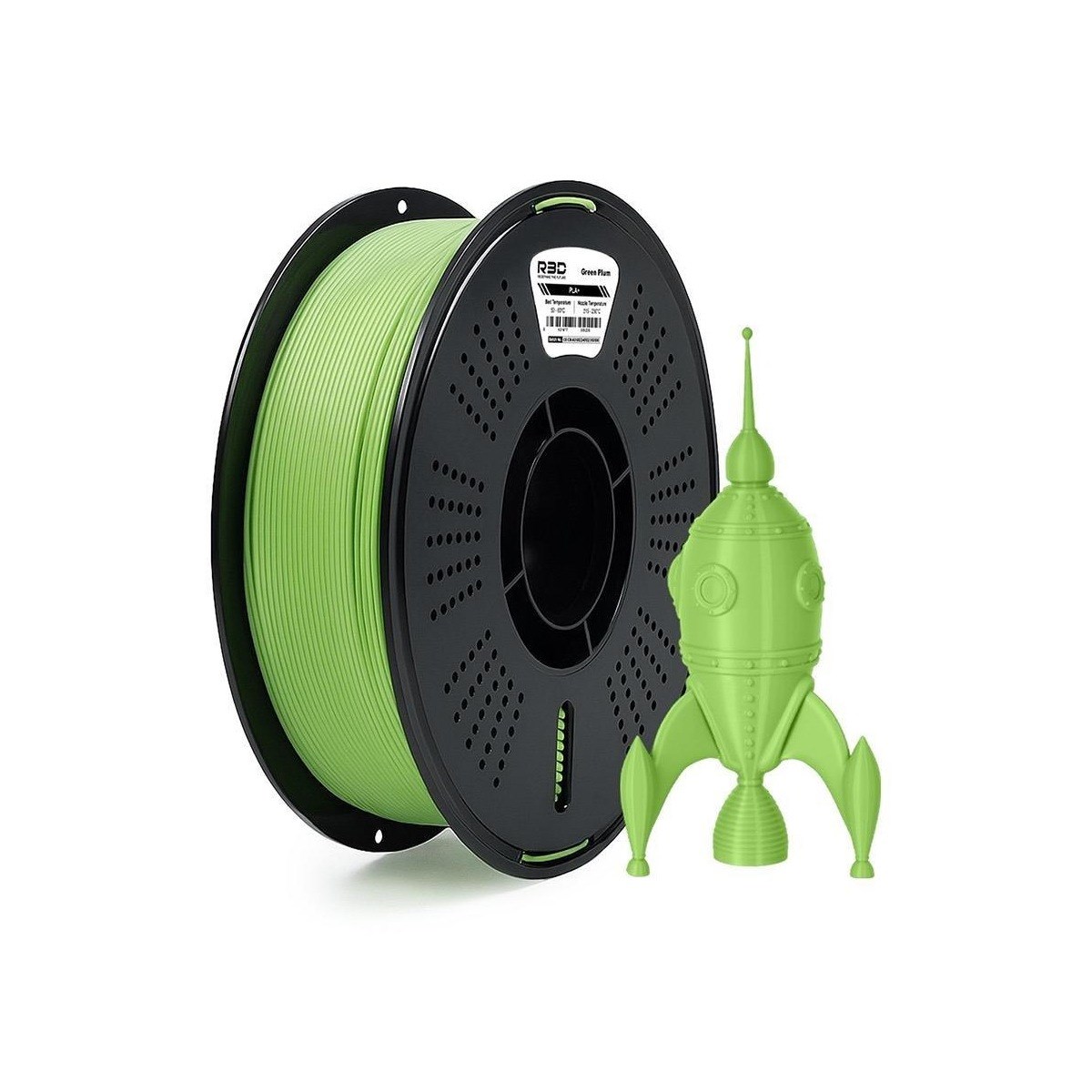R3D PLA+ Yeşil Erik Filament 1.75 mm 1 kg