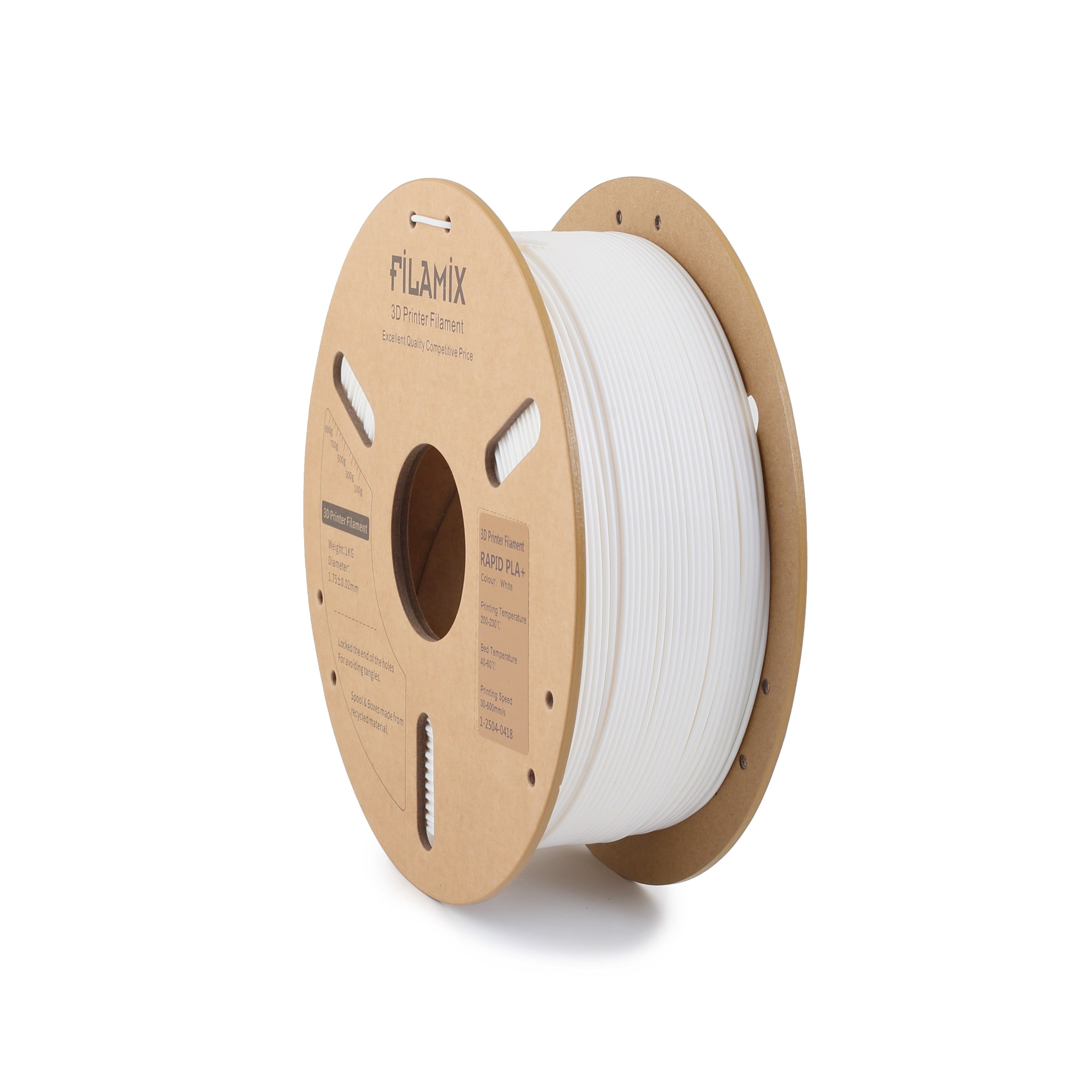Filamix Hyper Speed PLA+ Beyaz Filament 1.75mm 1 Kg