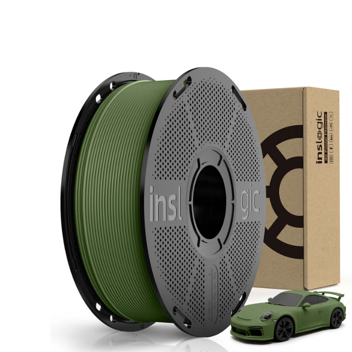 Inslogic PLA Matte Zeytin Yeşili Filament 1.75mm 1kg