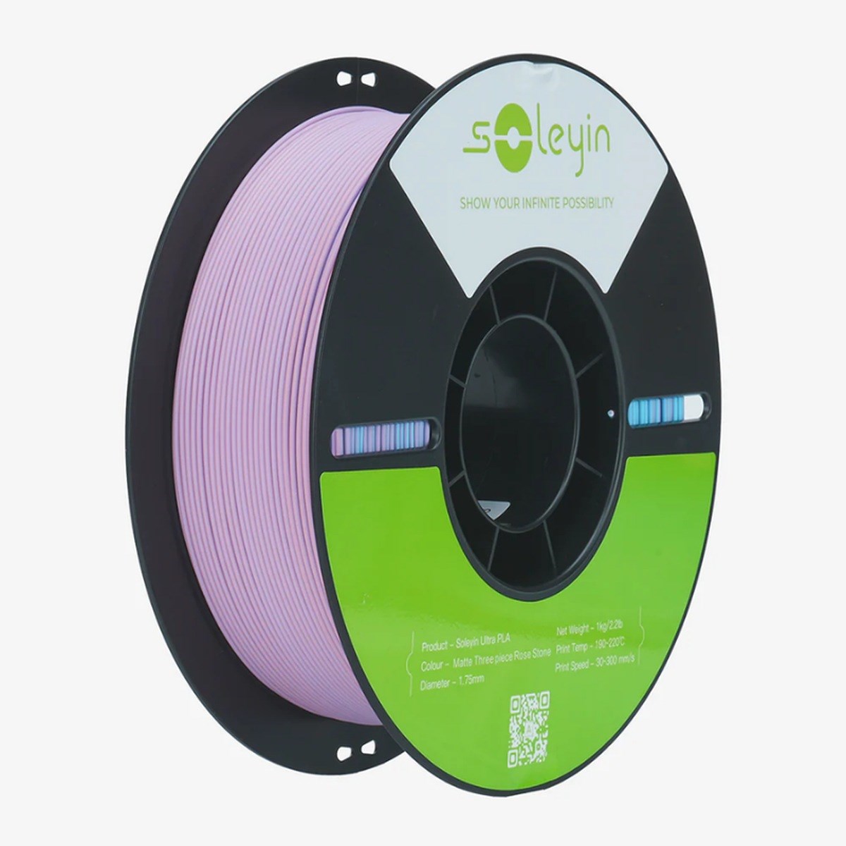 Soleyin Ultra PLA Matte  Rose Stone Filament 1.75mm 1kg