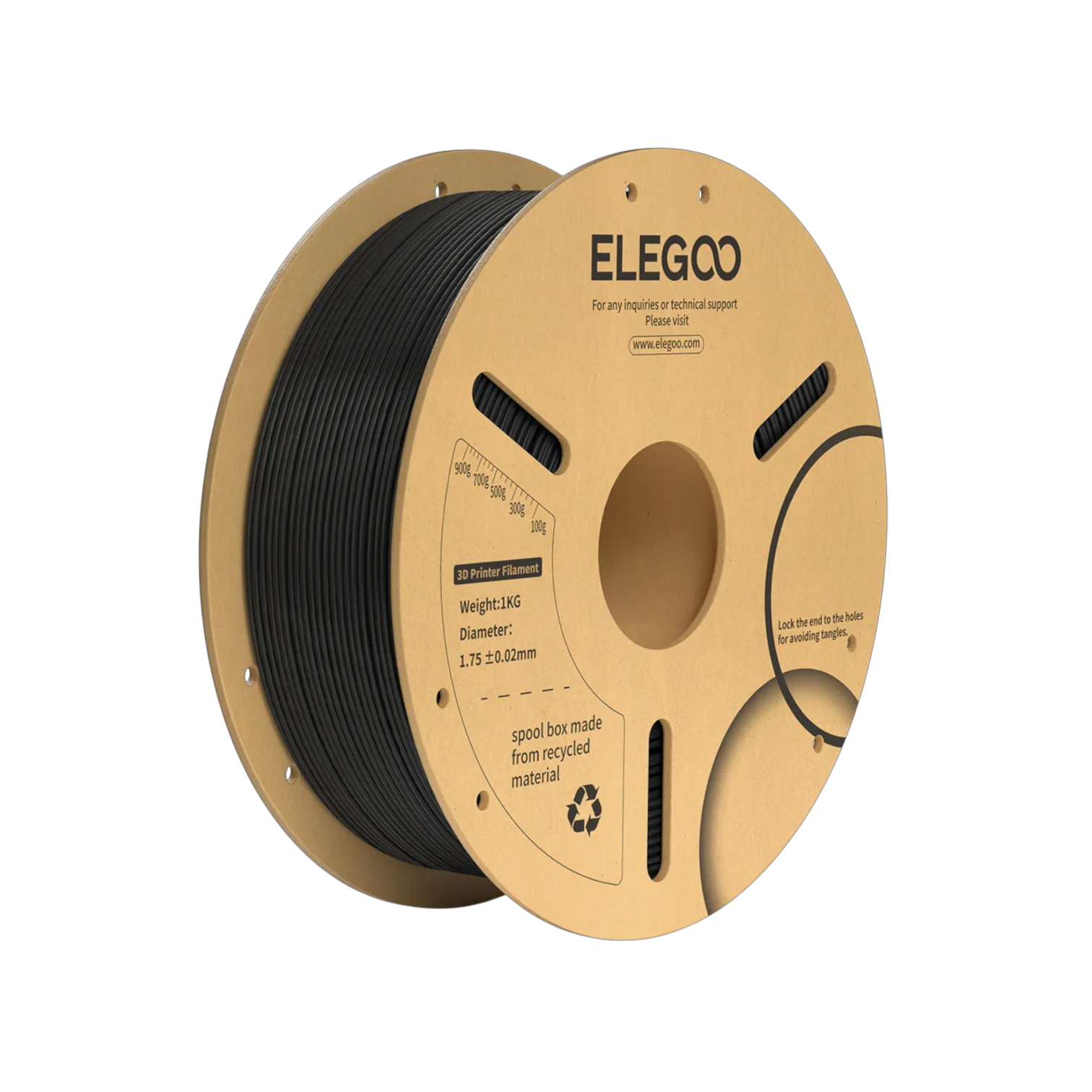 ELEGOO PLA Filament Siyah