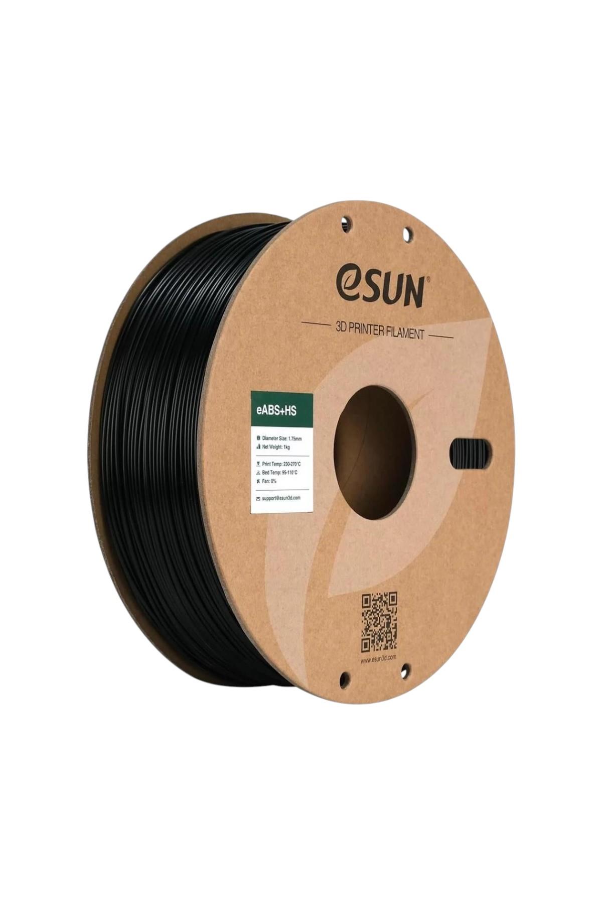 eSUN eABS+HS Siyah Filament 1.75mm 1kg