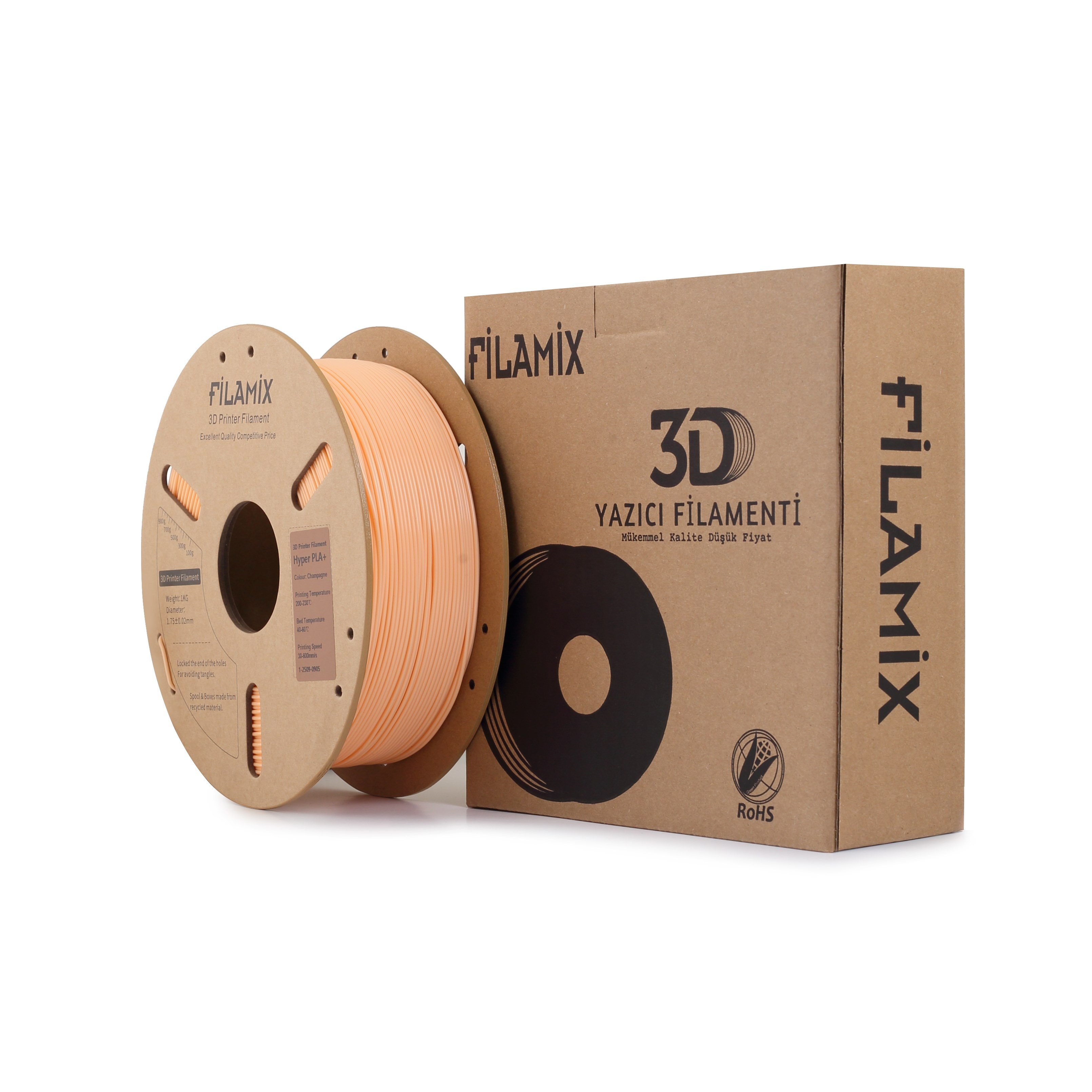 Filamix Hyper Speed Pla+ Champagne 1.75mm 1 Kg