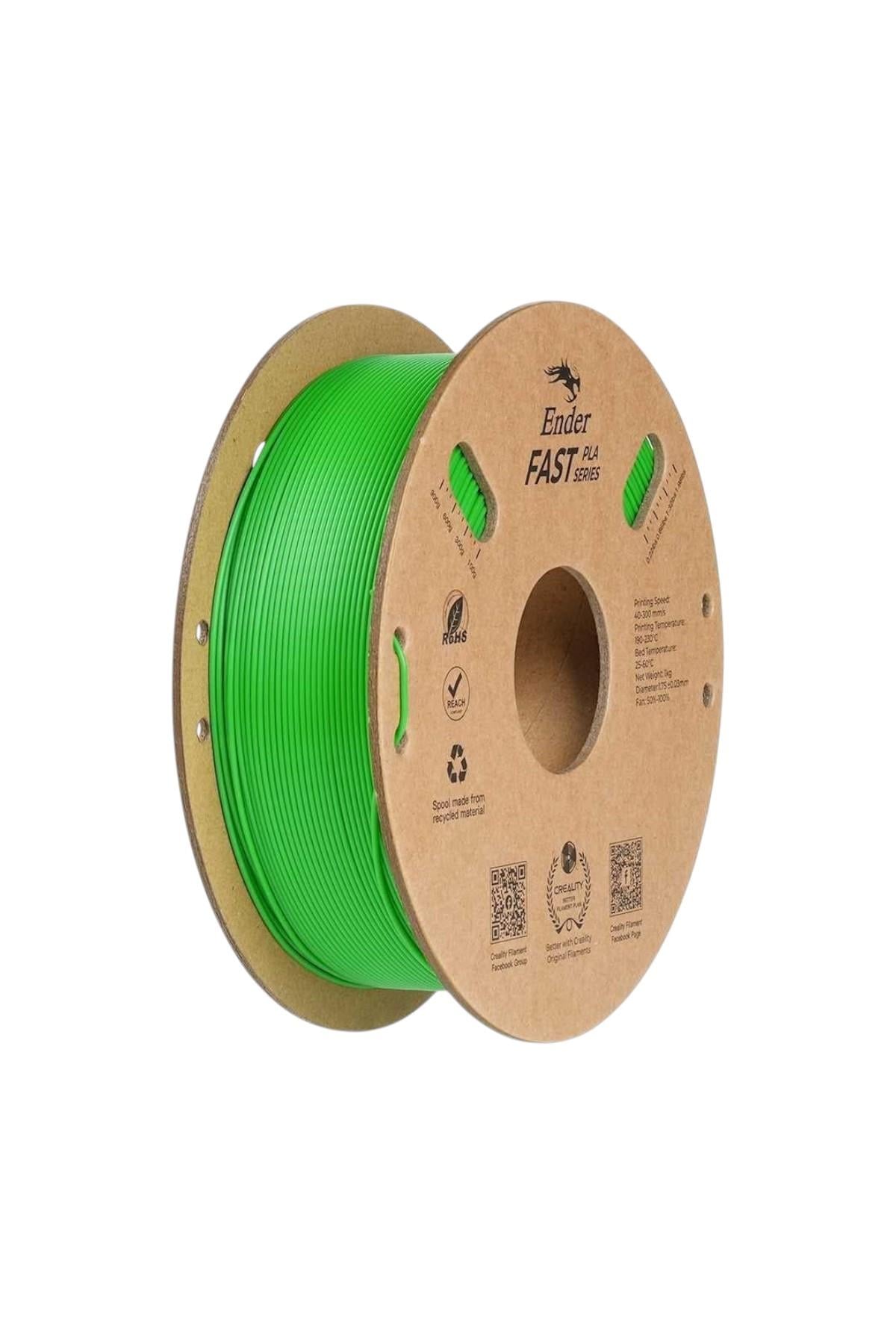 Creality Ender Fast PLA Yeşil Filament 1.75mm 1kg