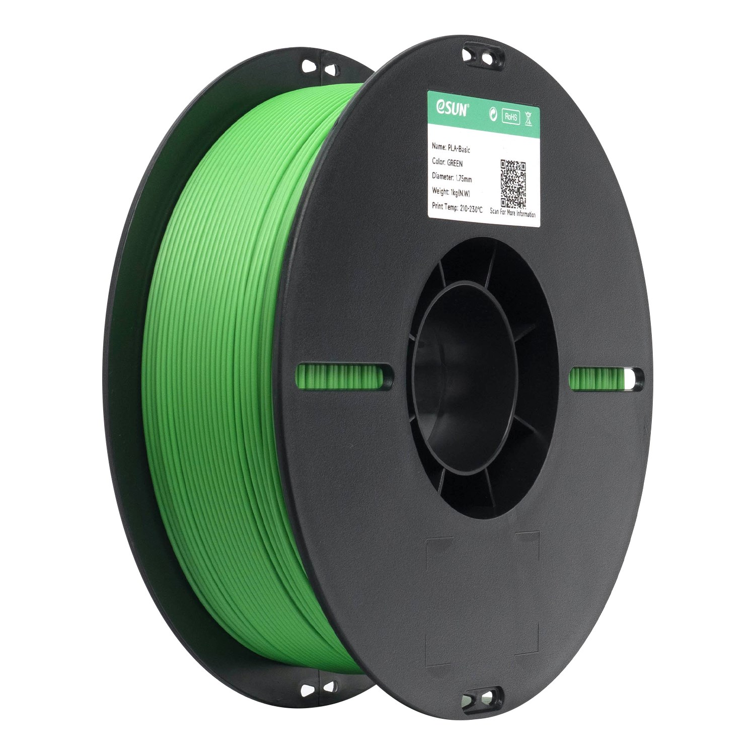 eSun PLA Basic Yeşil Filament 1.75mm 1 Kg