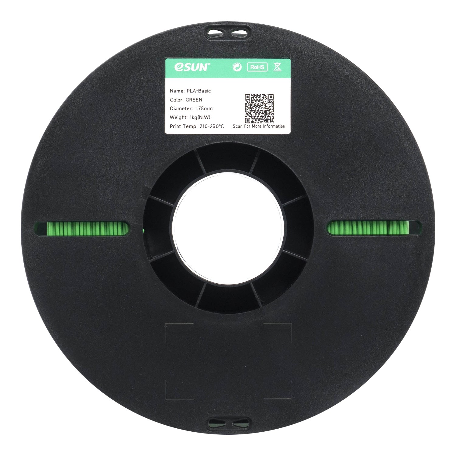 eSun PLA Basic Yeşil Filament 1.75mm 1 Kg