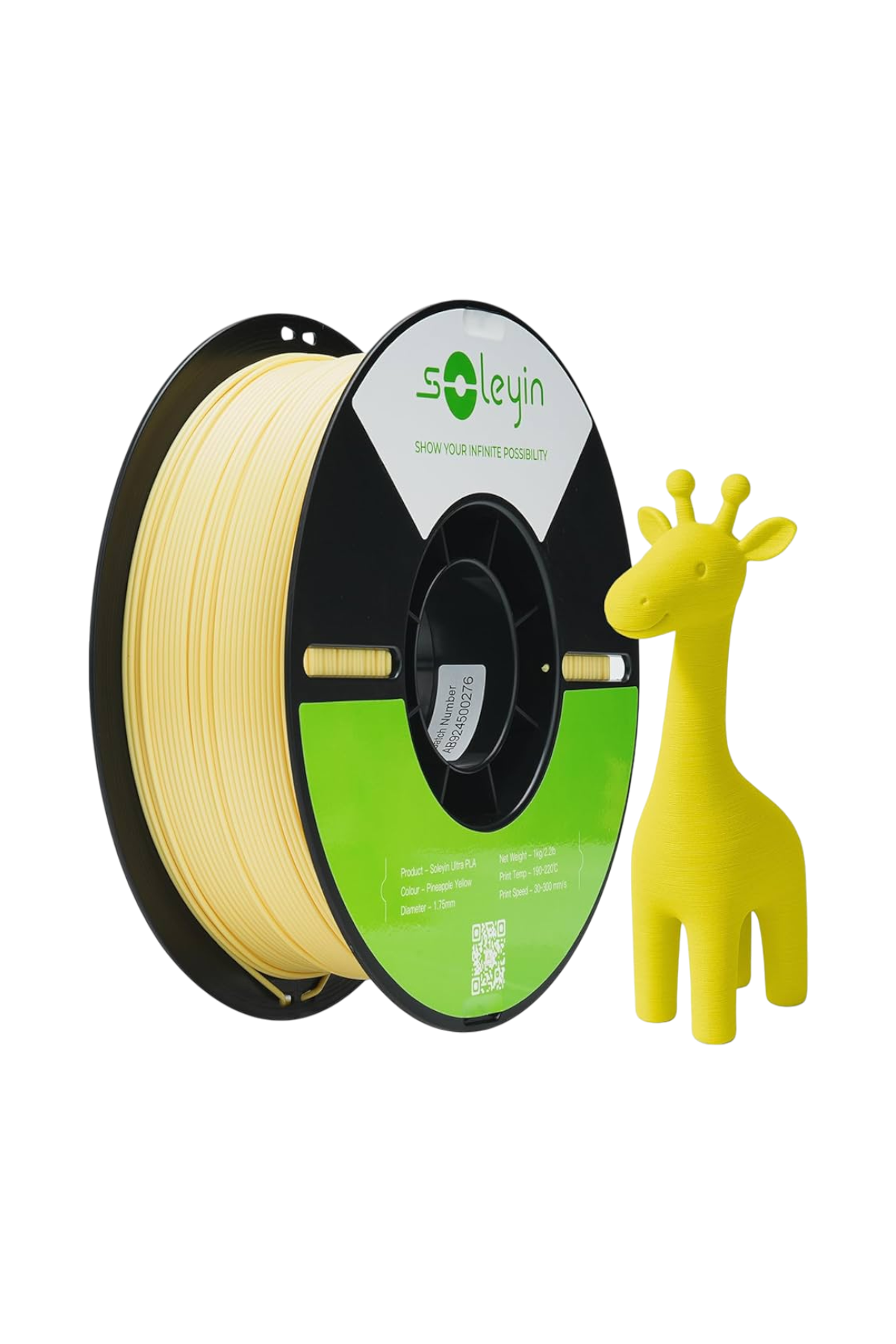Soleyin Ultra PLA Ananas Sarısı 1.75 mm 1 Kg