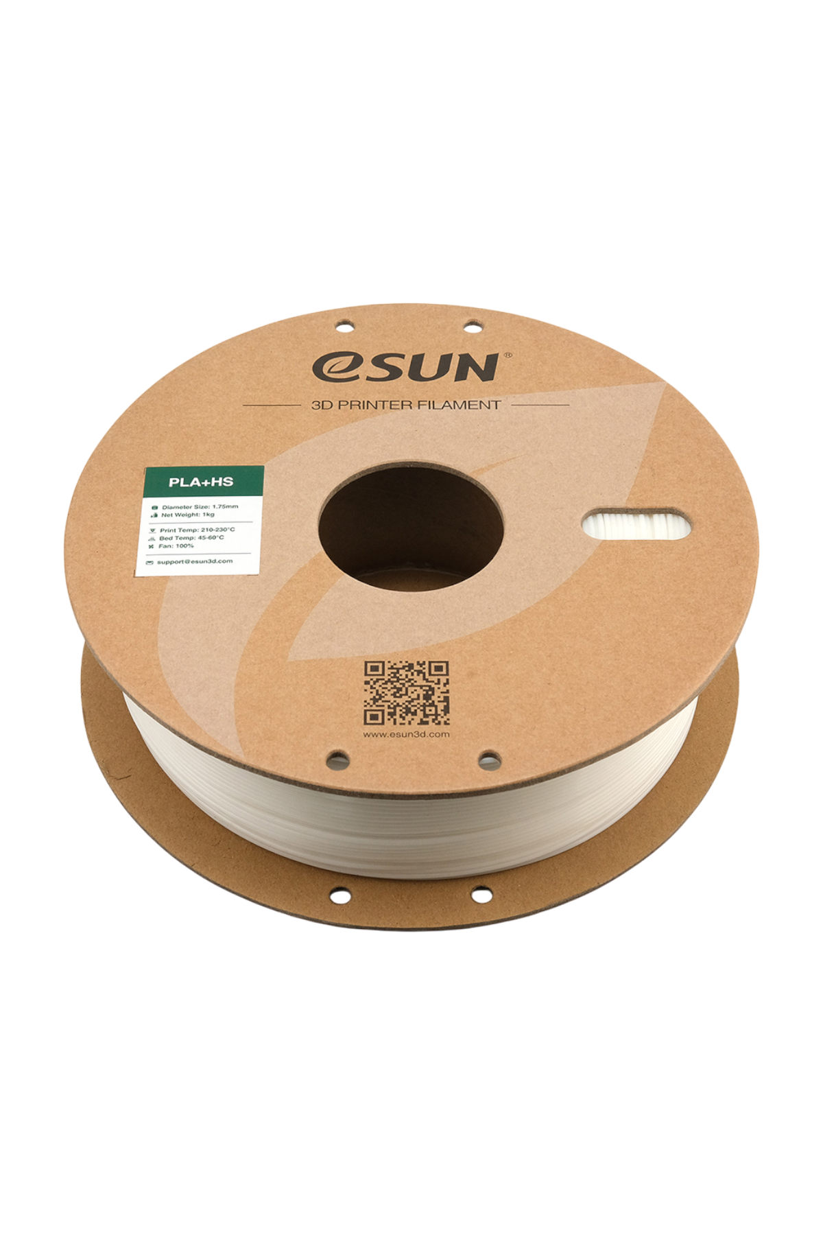 eSUN PLA+HS Beyaz Filament 1.75mm 1kg