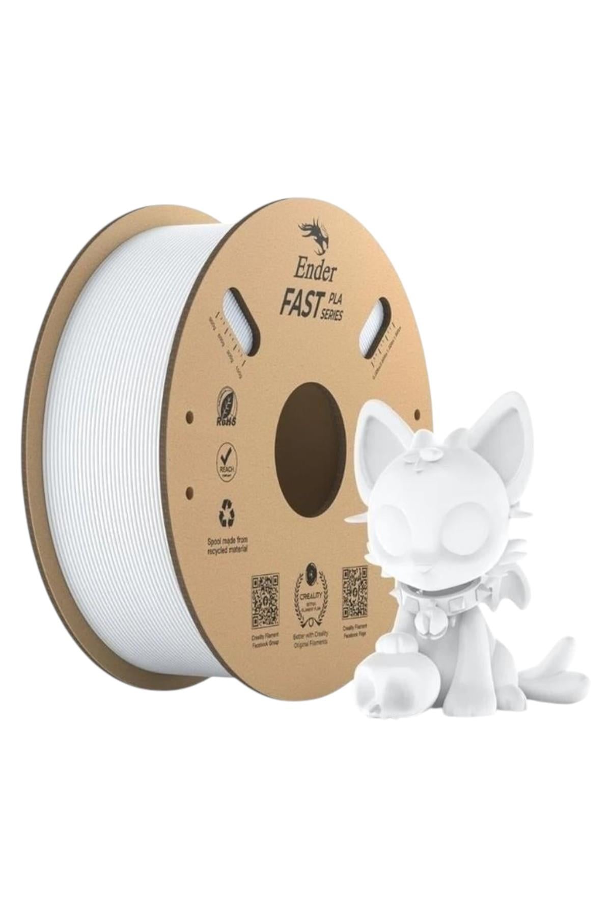 Creality Ender Fast PLA Beyaz Filament 1.75mm 1kg
