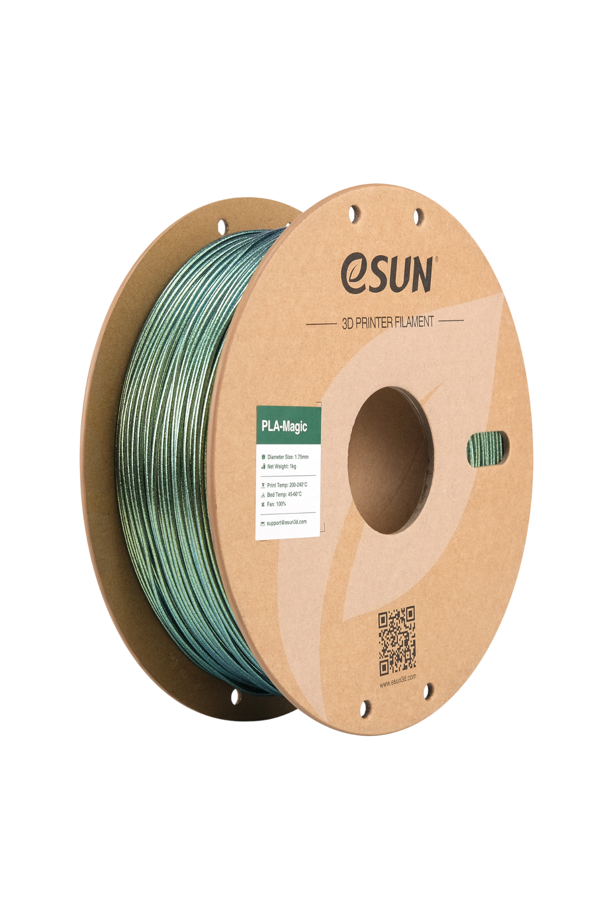 eSun PLA-Silk Magic Dark Twinkling Altın Filament 1.75mm 1 Kg