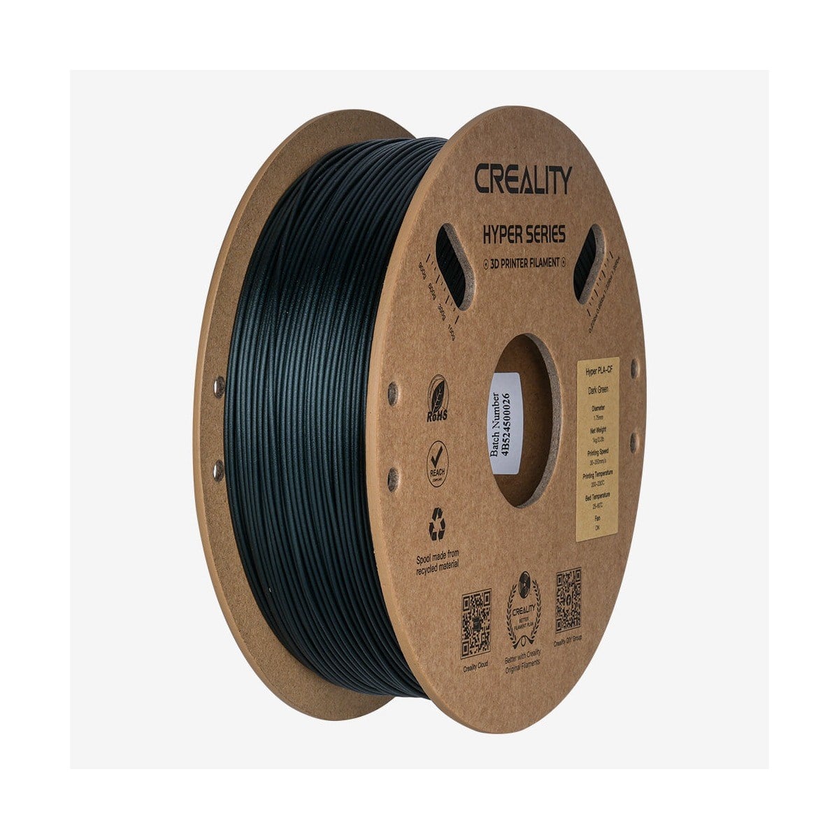 Creality Hyper PLA CF Dark Green Filament 1.75mm 1 Kg