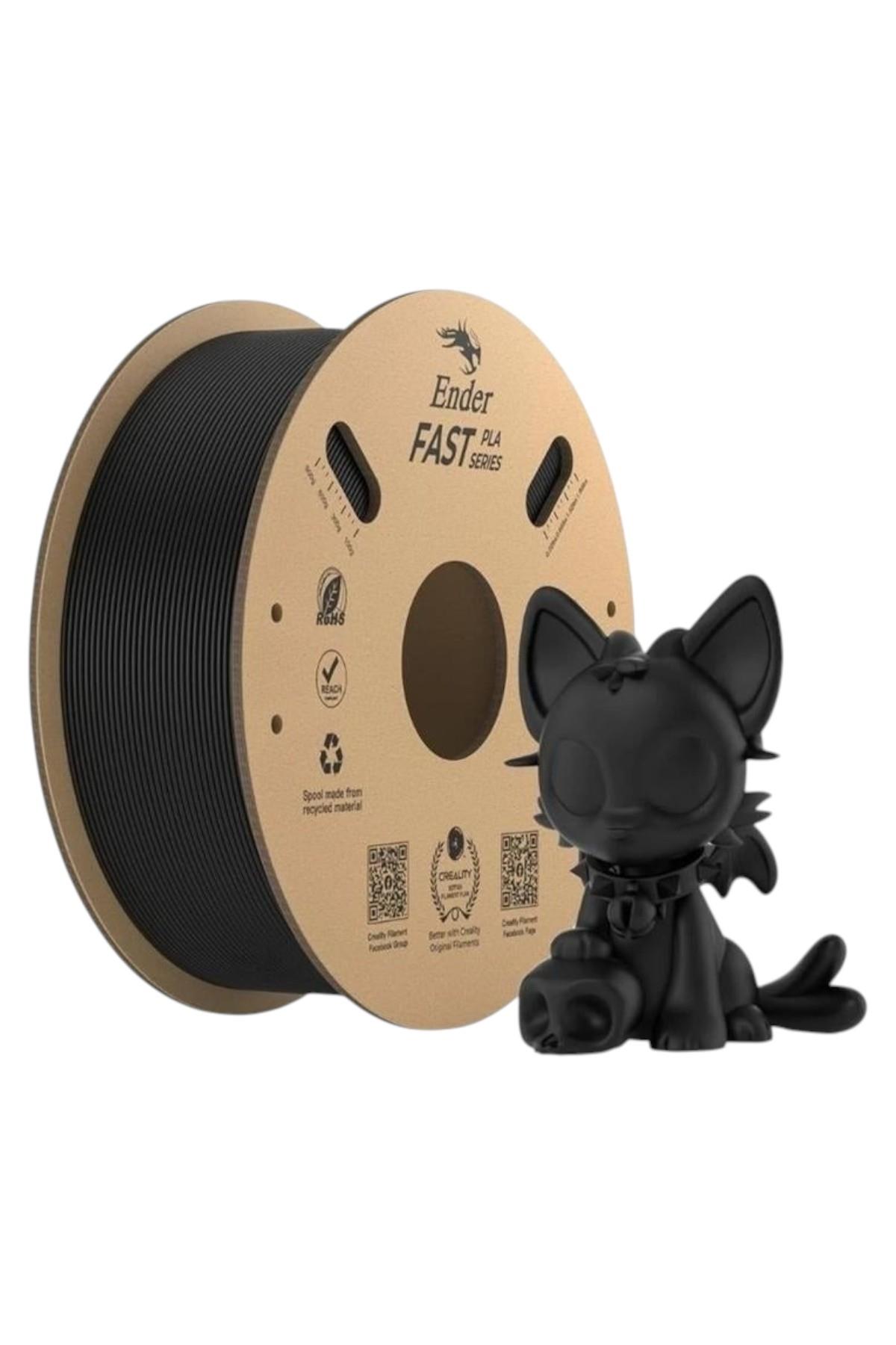 Creality Ender Fast PLA Siyah Filament 1.75mm 1kg