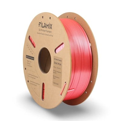 Filamix Silk PLA Coral Pink Filament 1.75mm 1 Kg