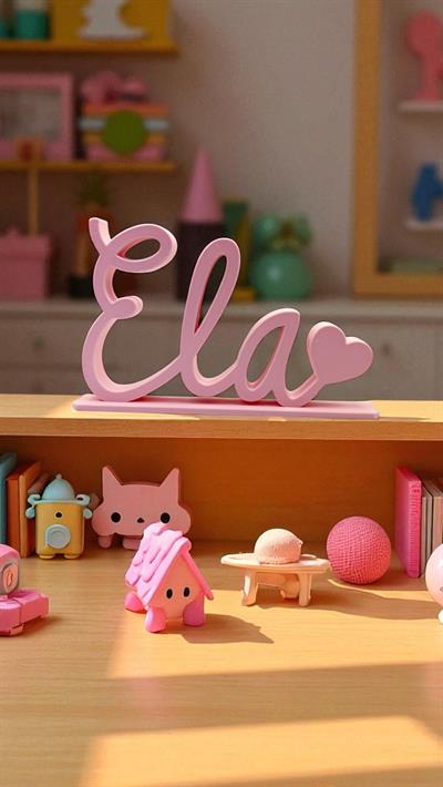 Kişiye Özel Dekoratif İsimlik